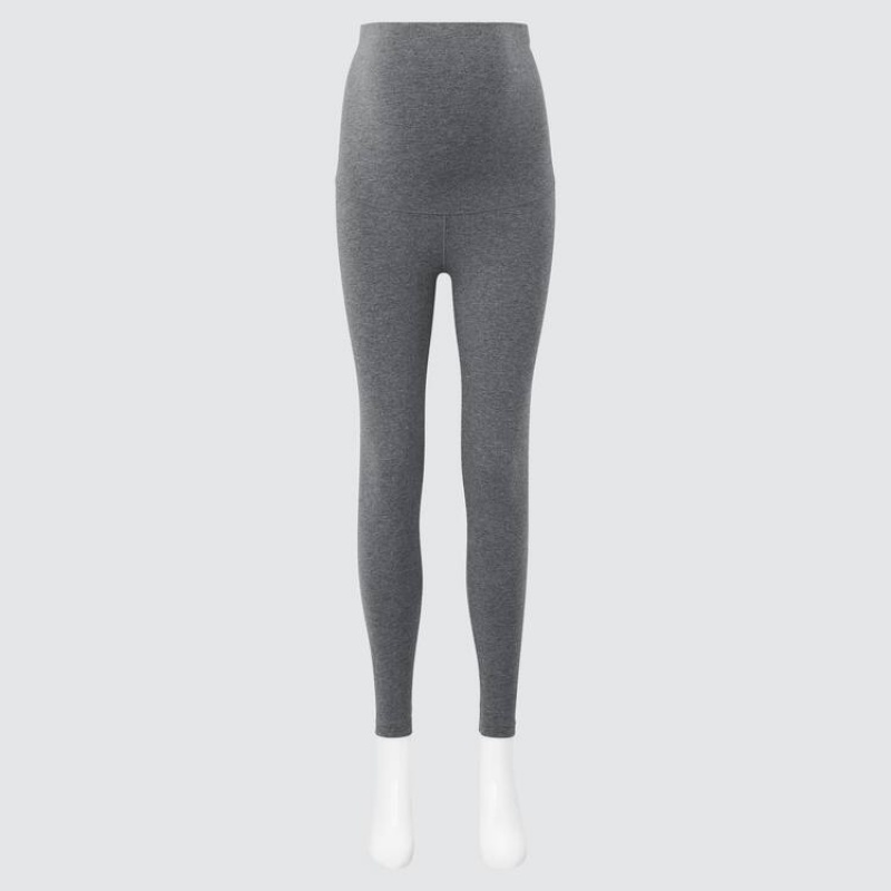 Women\'s Uniqlo Maternity Leggings Dark Grey | YUTA-70165