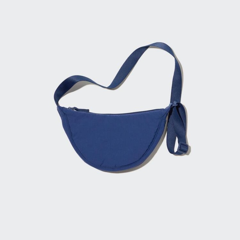 Women\'s Uniqlo Round Mini Shoulder Bags Blue | EURV-97205