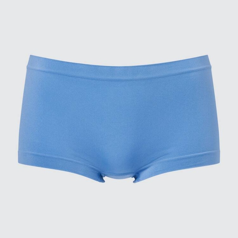 Women\'s Uniqlo Seamless Boy Underwear Blue | FUYA-72063