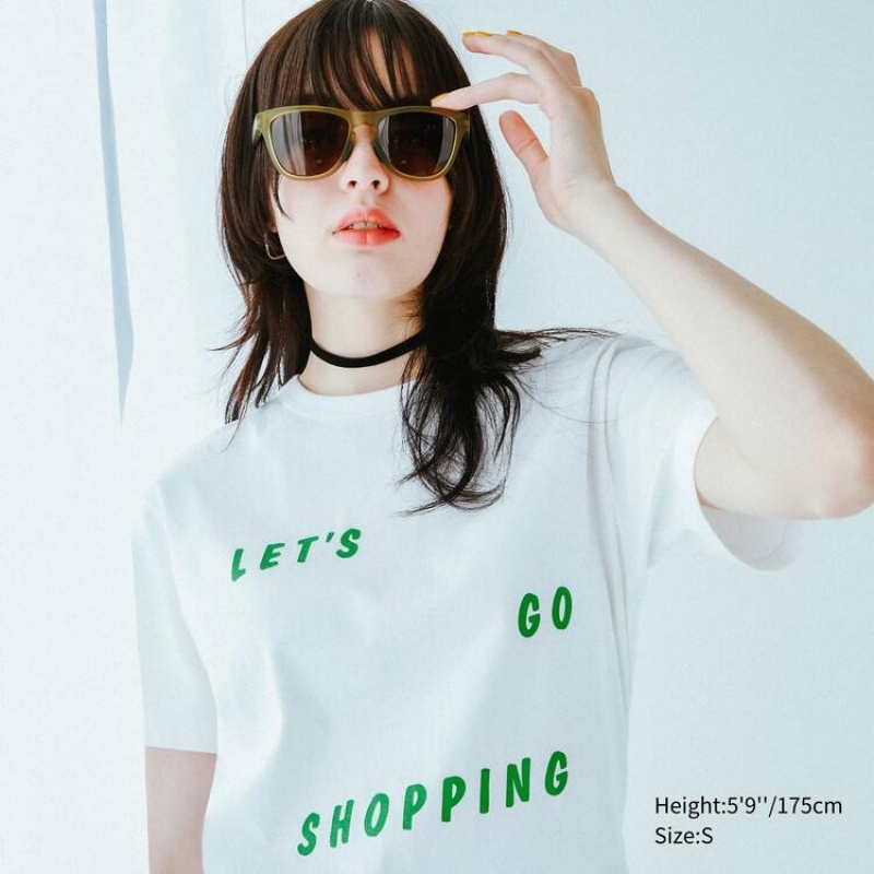 Women's Uniqlo Sofia Coppola Ut Graphic T Shirts White | AYXZ-21580