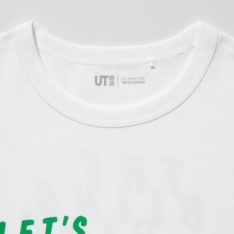 Women's Uniqlo Sofia Coppola Ut Graphic T Shirts White | AYXZ-21580