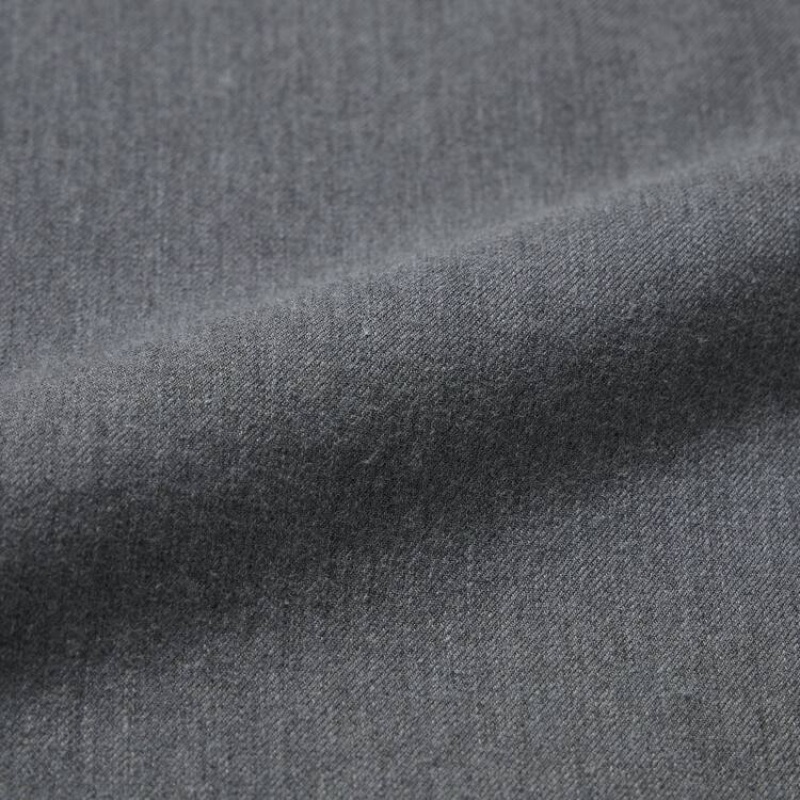 Women's Uniqlo Soft Brushed Long Sleeved Shirts Grey | QTJV-58096