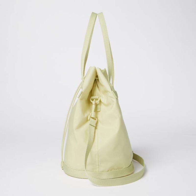 Women's Uniqlo U Medium Bucket Bags Beige | KDGZ-09152