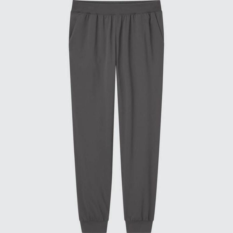 Women\'s Uniqlo Ultra Stretch Active Jogger Grey | XIUH-87132