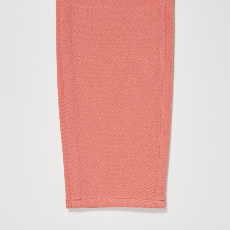 Women's Uniqlo Ultra Stretch High Rise Cropped Leggings Pink | ESFZ-36875