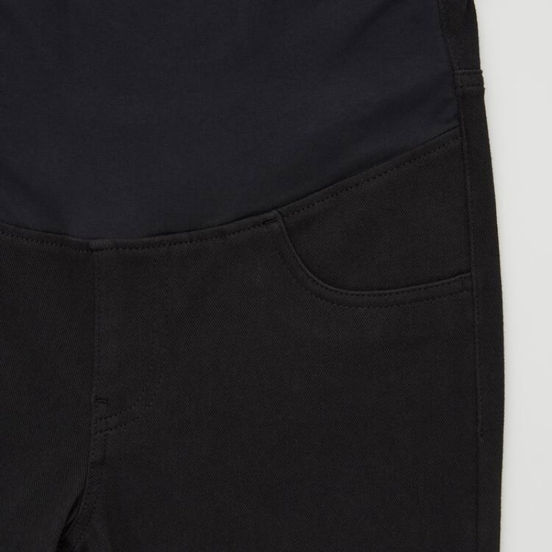 Women's Uniqlo Ultra Stretch Maternity Leggings Black | YGCK-59807