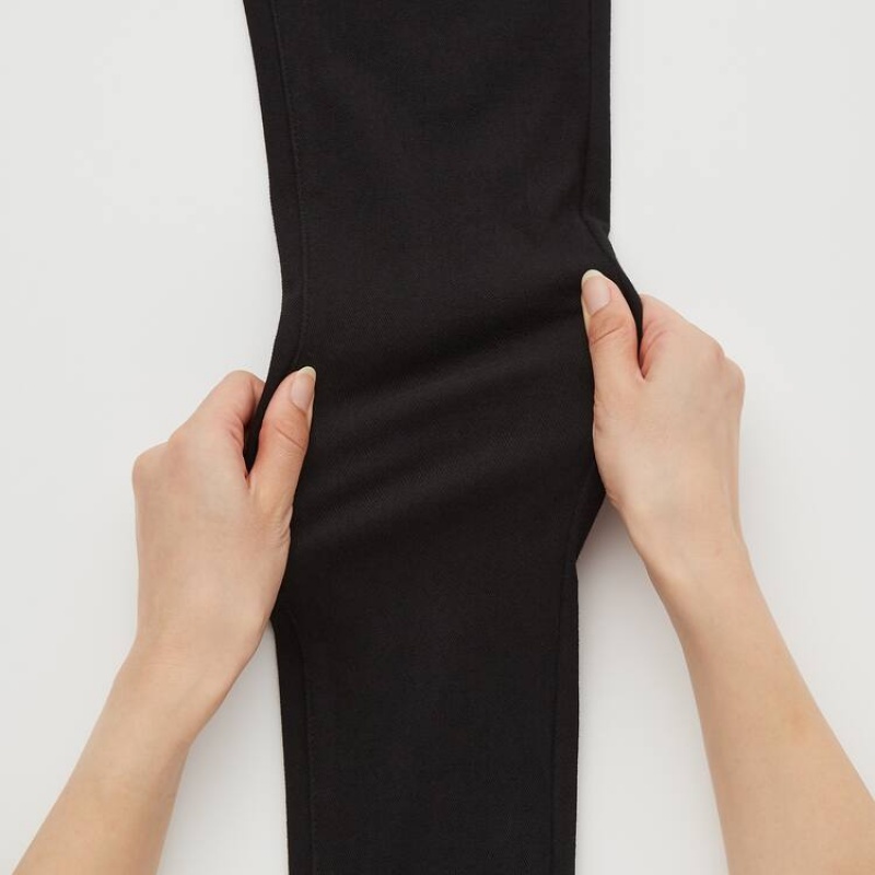 Women's Uniqlo Ultra Stretch Maternity Leggings Black | YGCK-59807