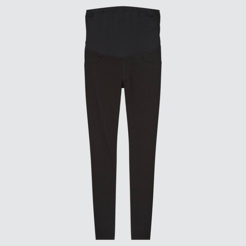 Women\'s Uniqlo Ultra Stretch Maternity Leggings Black | YGCK-59807