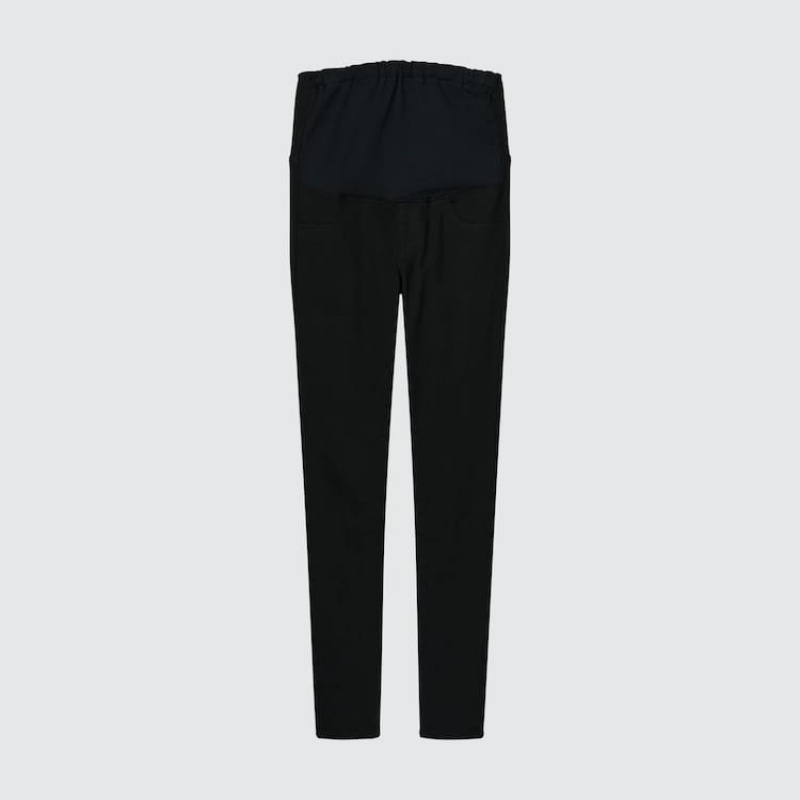 Women\'s Uniqlo Ultra Stretch Maternity Trousers Black | AEMC-76504