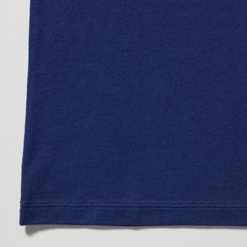 Women's Uniqlo Utgp2023 Mfa Ut Graphic T Shirts Navy | EXDW-70321