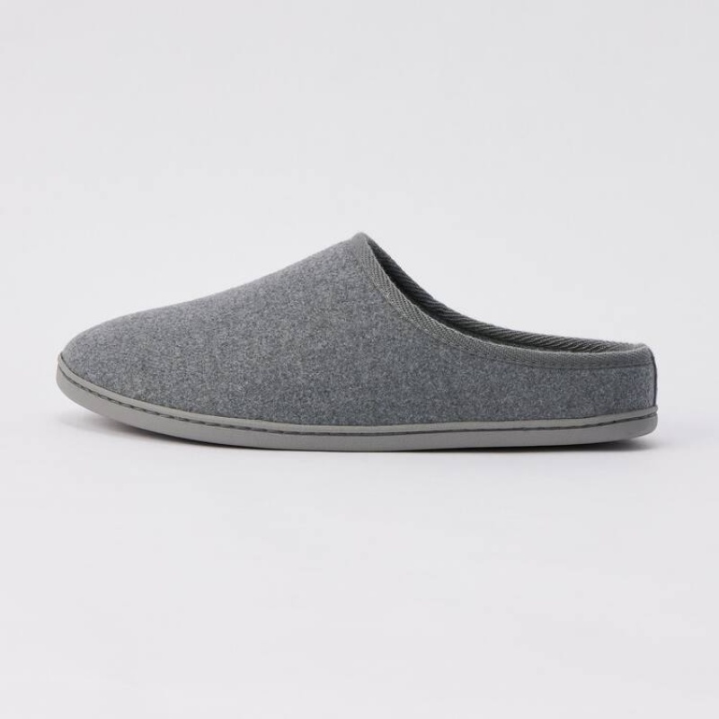 Women's Uniqlo Washable Slippers Dark Grey | PBMQ-06124